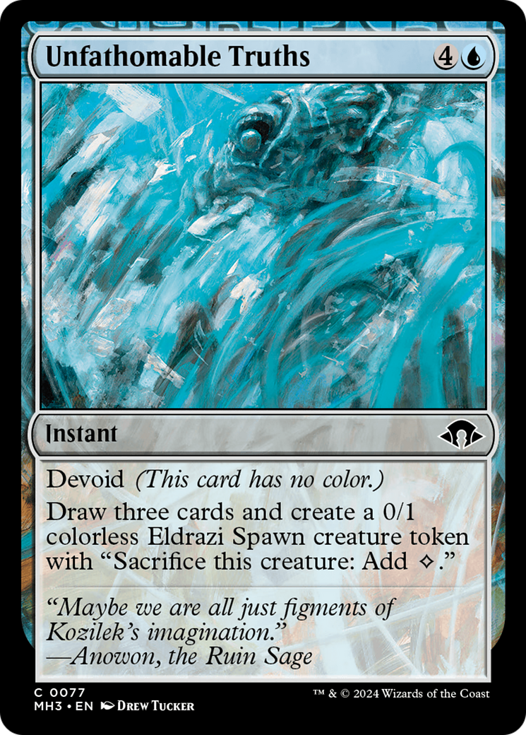 Unfathomable Truths (MH3-077)  - Modern Horizons 3: (devoid)