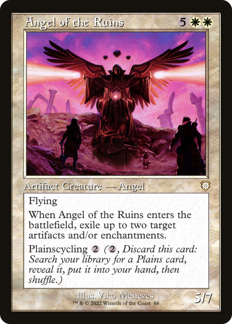 Angel of the Ruins (Retro Frame) (BRC-068)  - The Brothers' War Commander