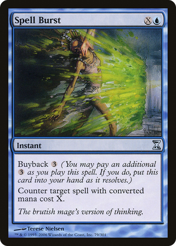 Spell Burst (TSP-079)  Foil - Time Spiral