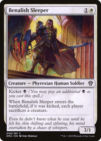 Benalish Sleeper (DMU-008)  - Dominaria United
