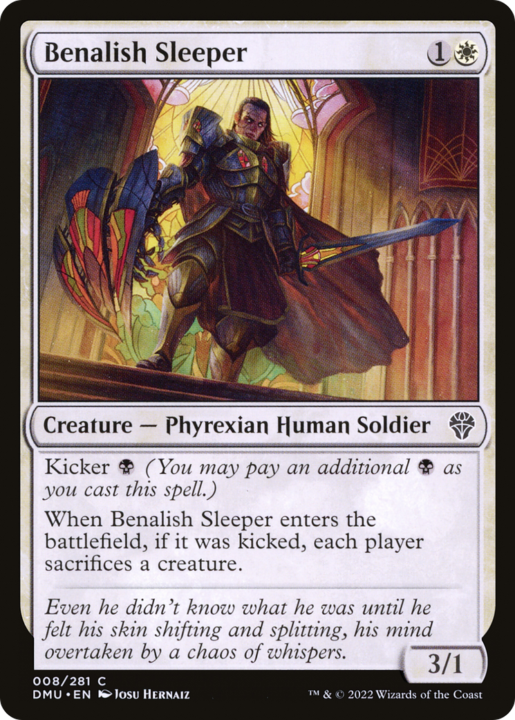 Benalish Sleeper (DMU-008)  Foil - Dominaria United