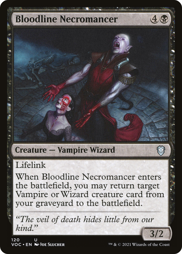 Bloodline Necromancer (VOC-120)  - Crimson Vow Commander