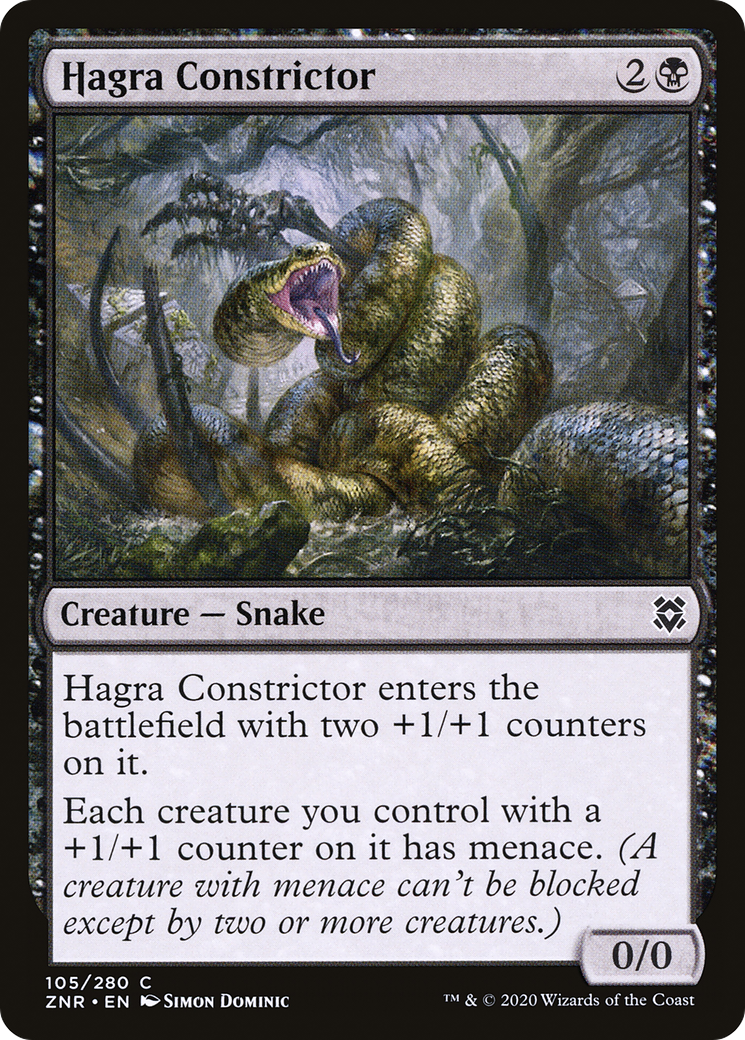 Hagra Constrictor (ZNR-105)  Foil - Zendikar Rising