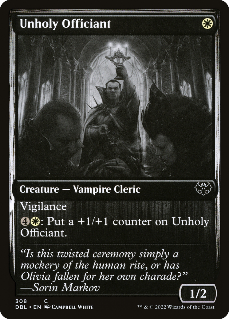Unholy Officiant (DBL-308)  - Innistrad: Double Feature