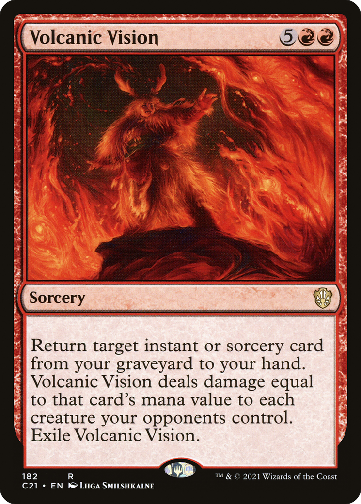 Volcanic Vision (C21-182)  - Commander 2021