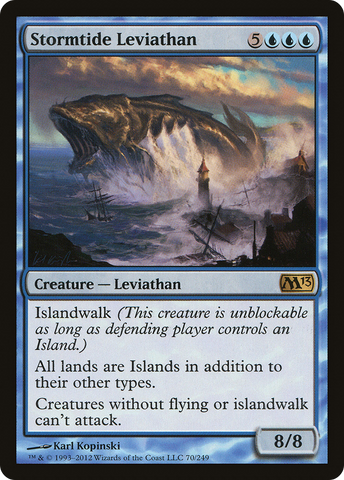 Stormtide Leviathan (M13-070)  Foil - Magic 2013