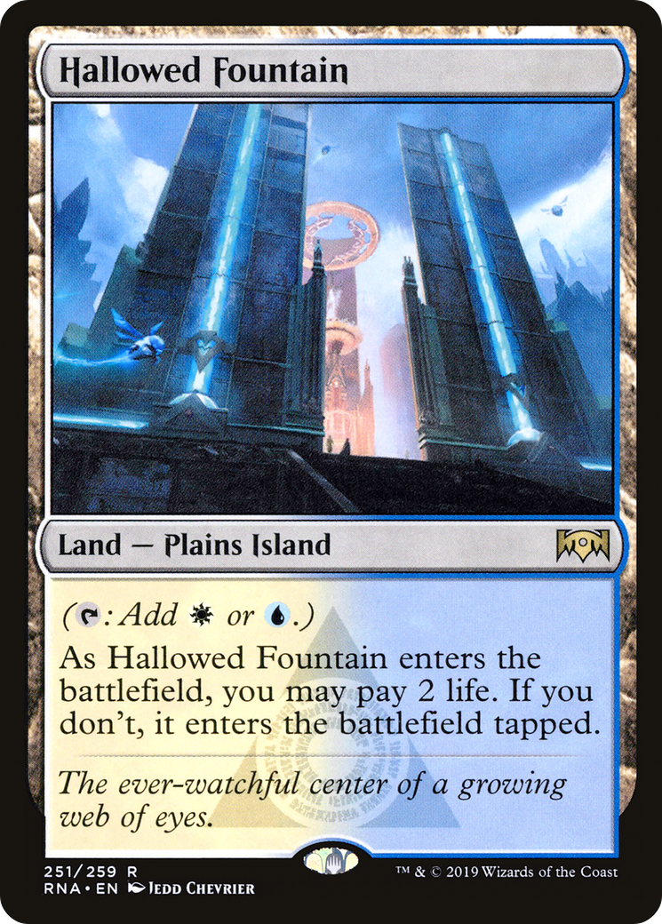 Hallowed Fountain (RNA-251)  Foil - Ravnica Allegiance