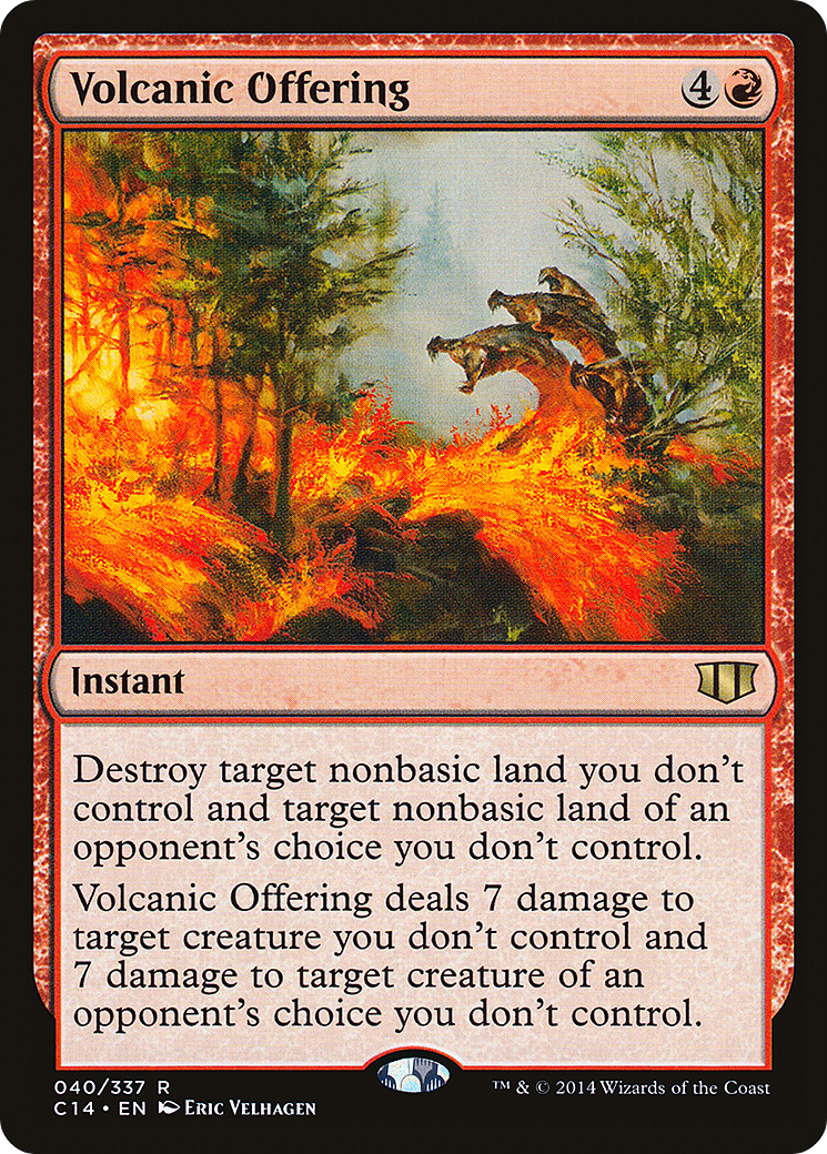 Volcanic Offering (C14-040)  - Commander 2014