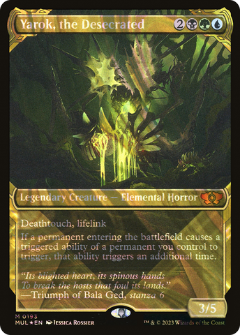 Yarok, the Desecrated (Halo Foil) (MUL-193)  Foil - Multiverse Legends: (Showcase)