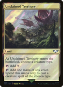 Unclaimed Territory (Surge Foil) (40K-304) - Warhammer 40,000 Commander Foil