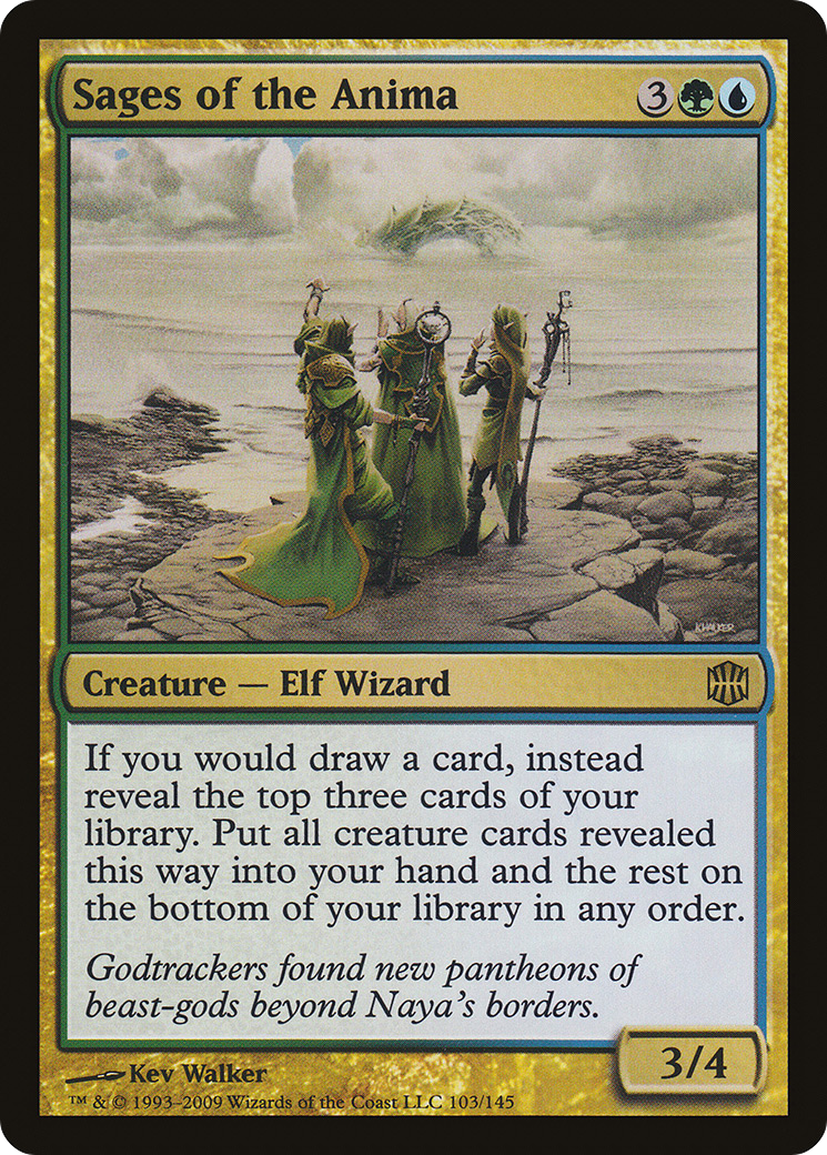 Sages of the Anima (ARB-103) - Alara Reborn Foil