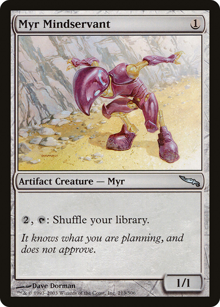 Myr Mindservant (MRD-213)  Foil - Mirrodin