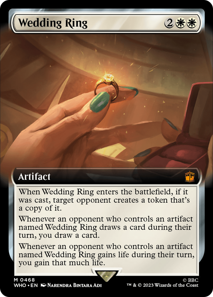 Wedding Ring (Extended Art) (WHO-468)  - Doctor Who: (Extended Art)