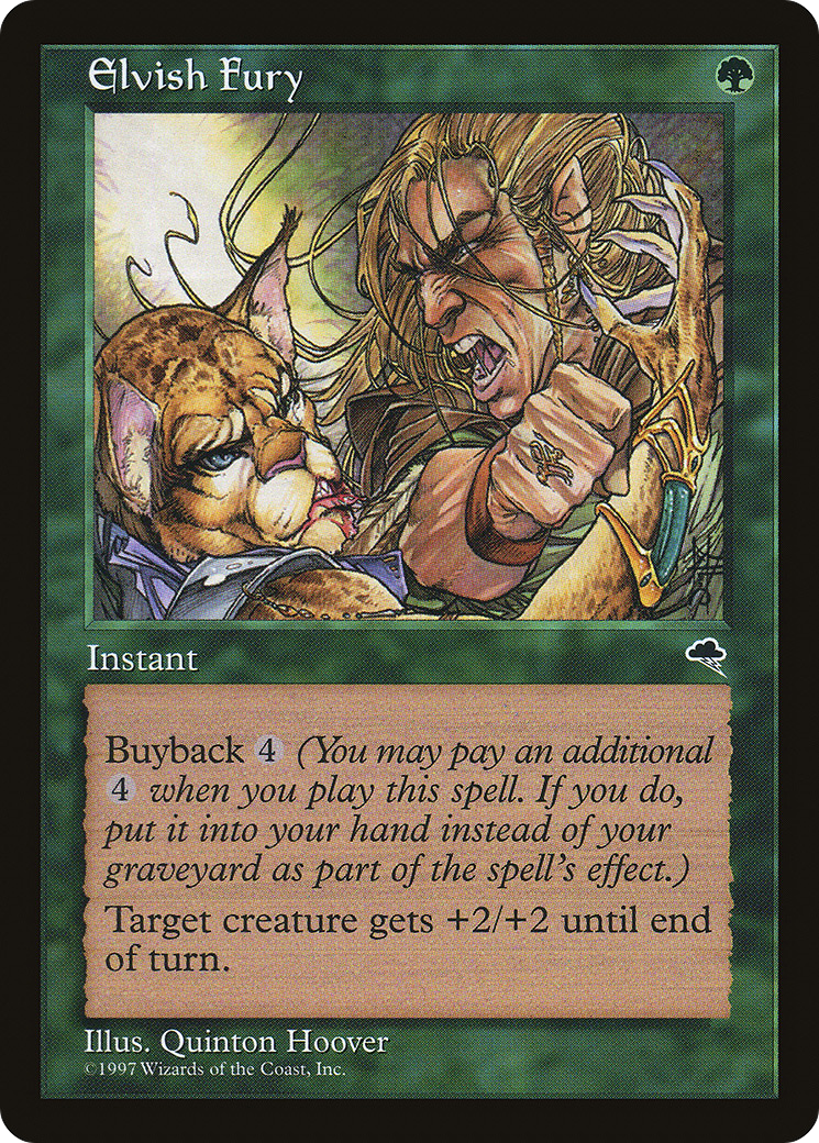 Elvish Fury (TMP-226)  - Tempest