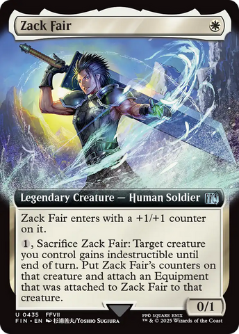 Zack Fair (Extended Art) (FIN-435)  - FINAL FANTASY: (Extended Art)
