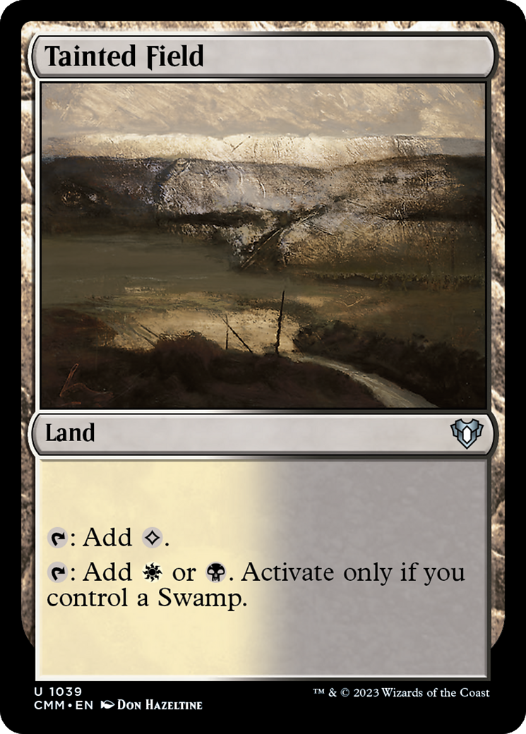 Tainted Field (CMM-1039)  - Commander Masters
