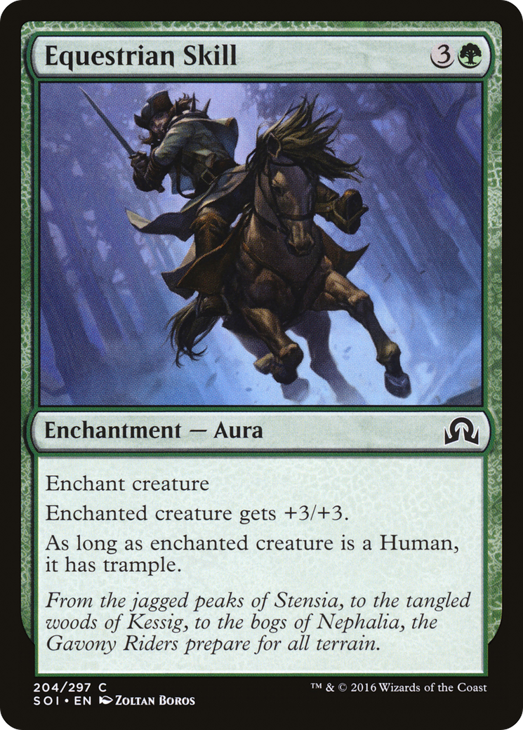 Equestrian Skill (SOI-204)  Foil - Shadows over Innistrad