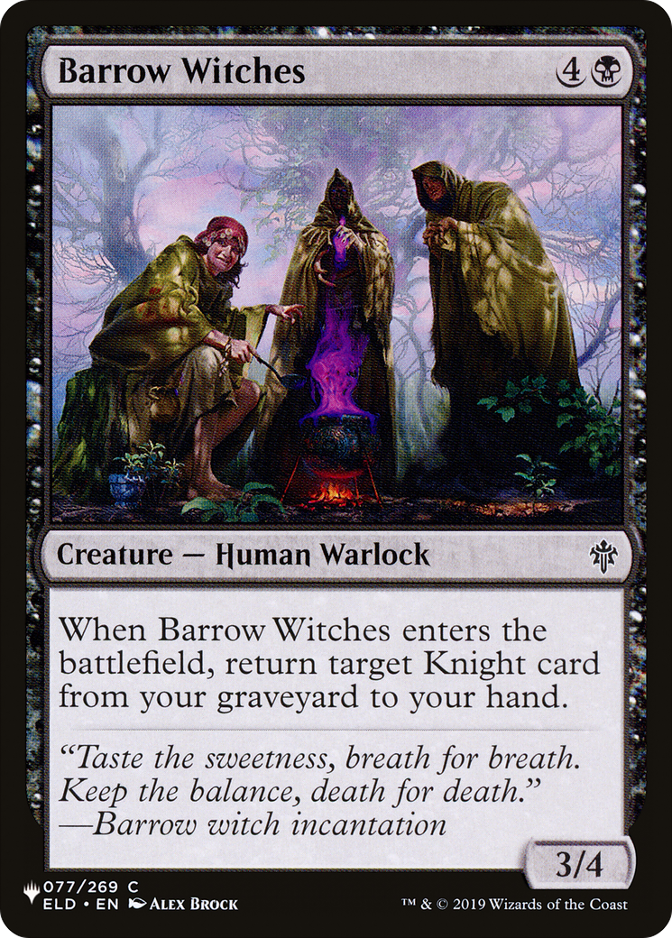 Barrow Witches (LIST-ELD-77)  - The List