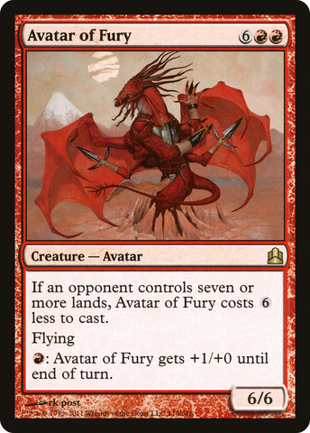 Avatar of Fury (CMD-110)  - Commander 2011