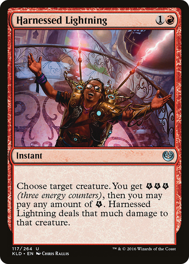 Harnessed Lightning (KLD-117)  - Kaladesh