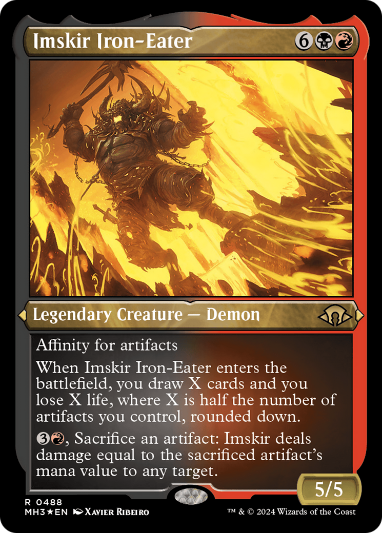 Imskir Iron-Eater (Foil Etched) (MH3-488)  Foil - Modern Horizons 3