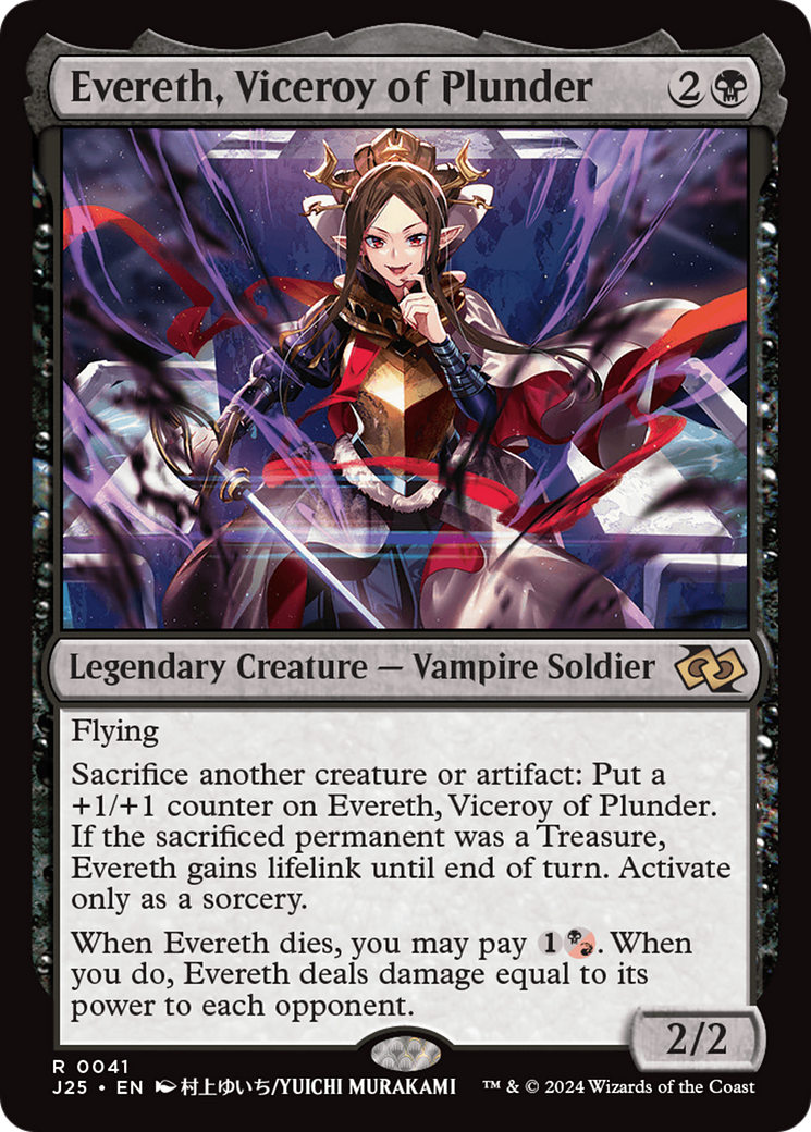 Evereth, Viceroy of Plunder (Anime) (J25-041)  - Foundations Jumpstart