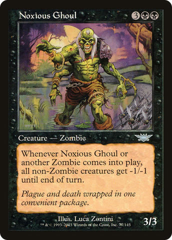 Noxious Ghoul (LGN-077)  Foil - Legions