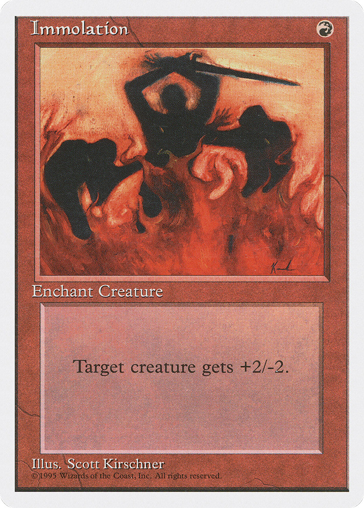 Immolation (4ED-)  - Fourth Edition