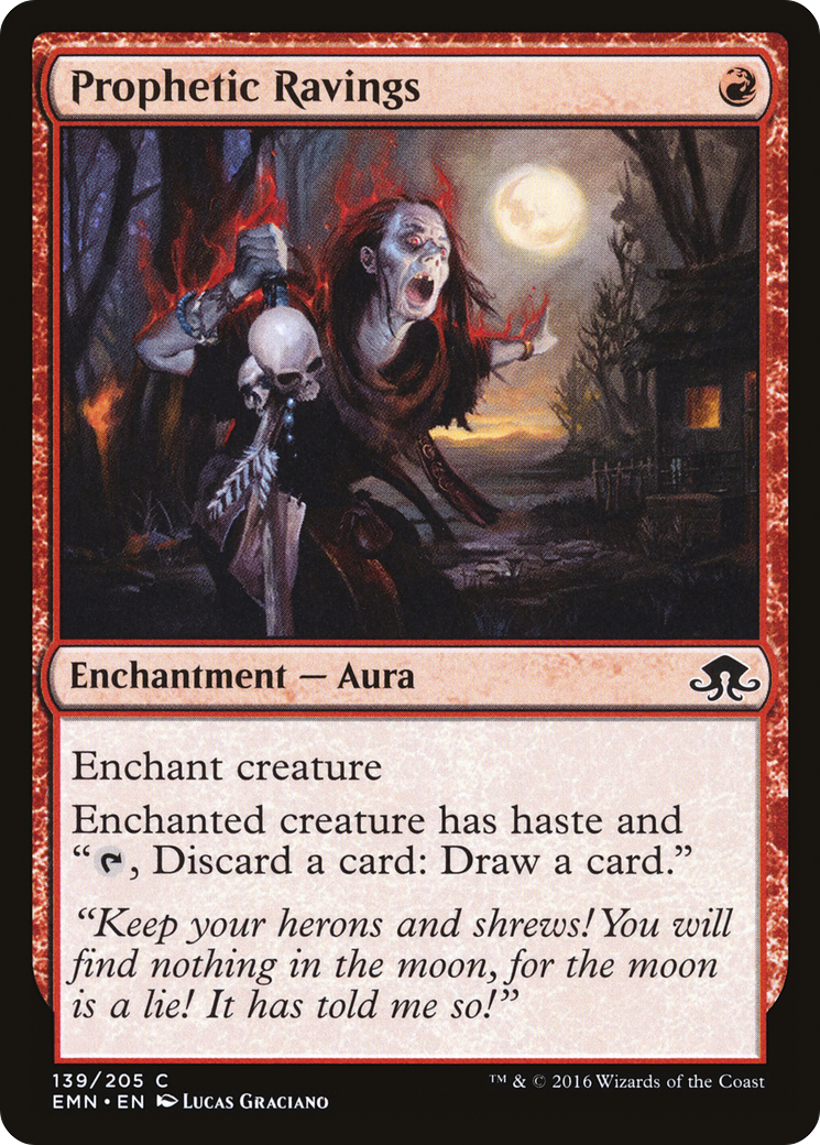 Prophetic Ravings (EMN-139)  - Eldritch Moon