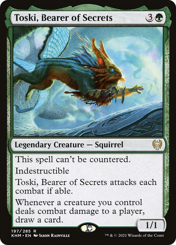 Toski, Bearer of Secrets (KHM-197)  - Kaldheim
