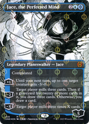 Jace, the Perfected Mind (Borderless) (Step-and-Compleat Foil) (ONE-428)  Foil - Phyrexia: All Will Be One: (Showcase)