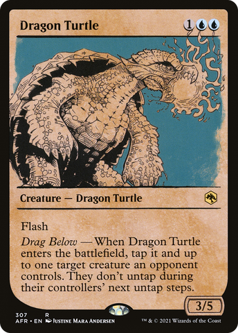 Dragon Turtle (Showcase) (AFR-307)  - Adventures in the Forgotten Realms: (Showcase)