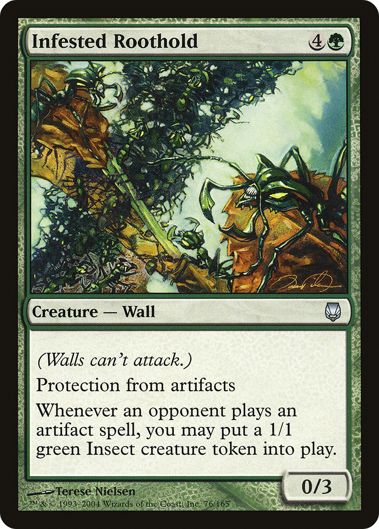 Infested Roothold (DST-076)  Foil - Darksteel