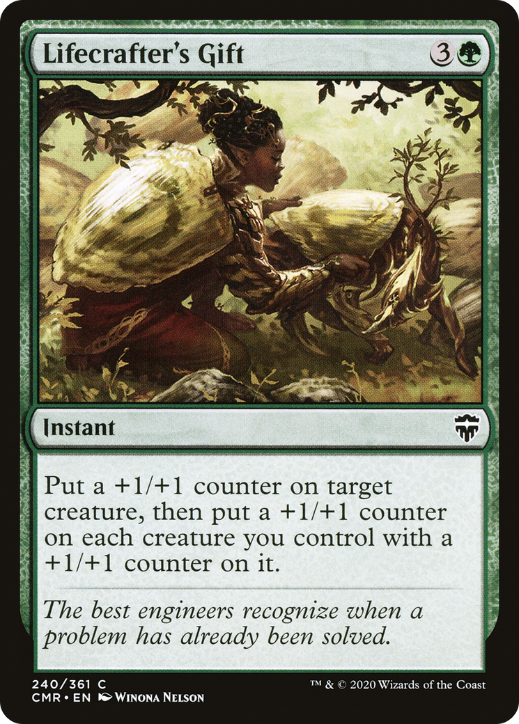 Lifecrafter's Gift (CMR-240)  - Commander Legends