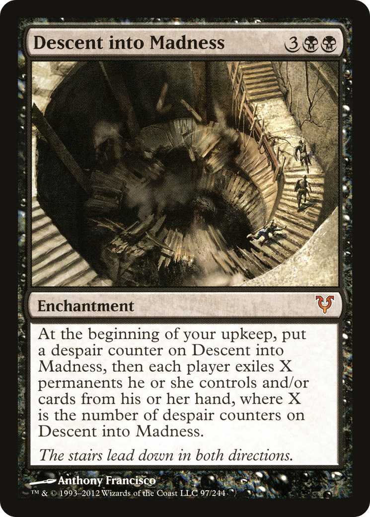 Descent into Madness (AVR-097)  Foil - Avacyn Restored