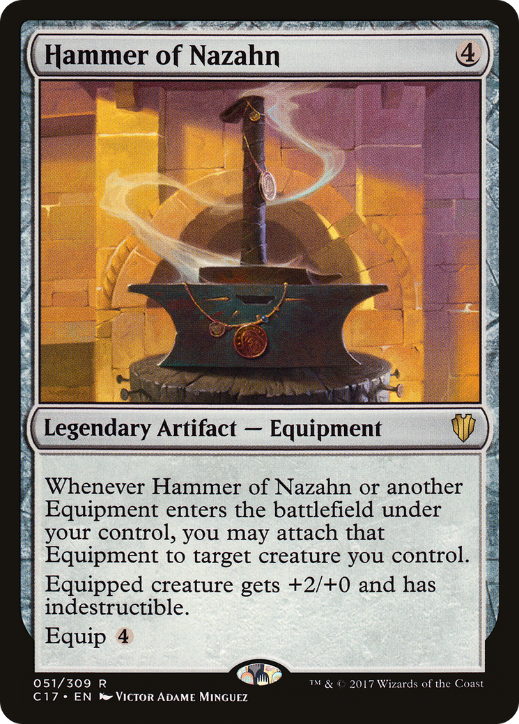 Hammer of Nazahn (C17-051)  - Commander 2017
