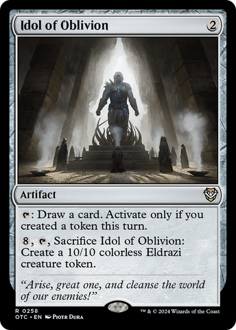 Idol of Oblivion (OTC-258)  - Outlaws of Thunder Junction Commander