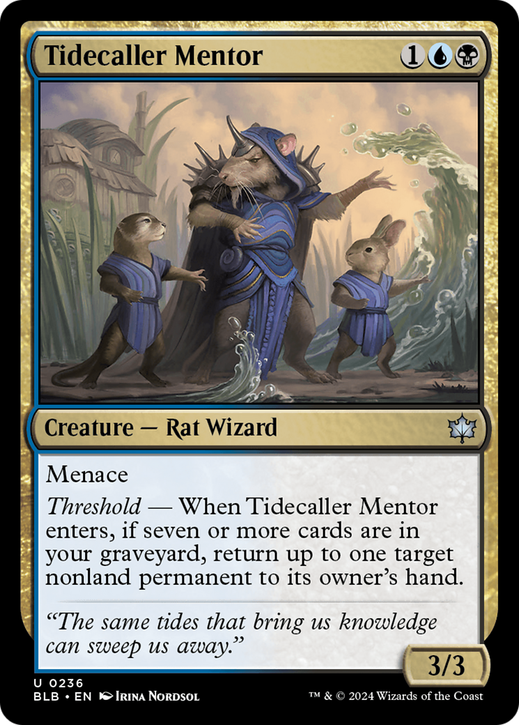 Tidecaller Mentor (BLB-236)  - Bloomburrow