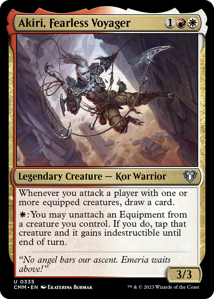 Akiri, Fearless Voyager (CMM-335)  - Commander Masters