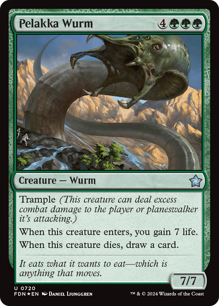 Pelakka Wurm (FDN-720)  Foil - Foundations