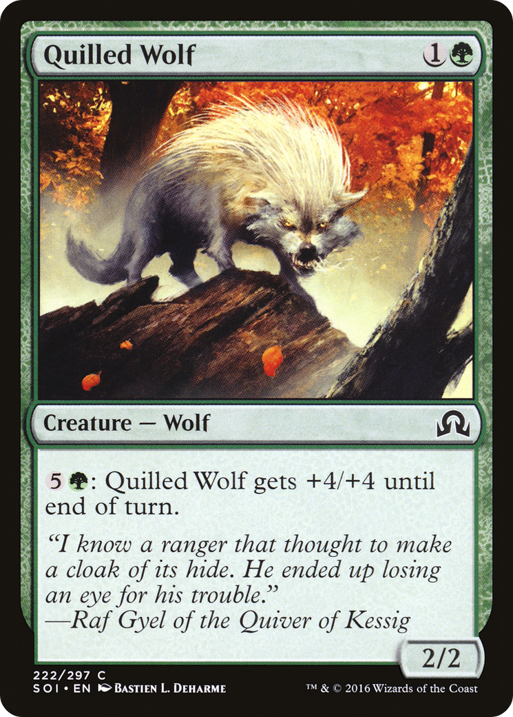 Quilled Wolf (SOI-222)  - Shadows over Innistrad