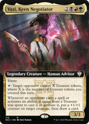 Vazi, Keen Negotiator (Extended Art) (NCC-110)  - New Capenna Commander: (Extended Art)