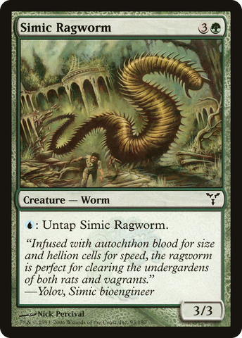 Simic Ragworm (DIS-)  Foil - Dissension