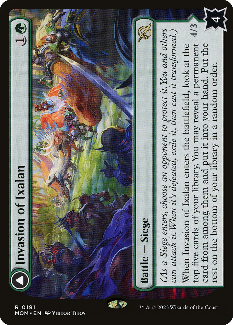 Invasion of Ixalan (MOM-191)  - March of the Machine