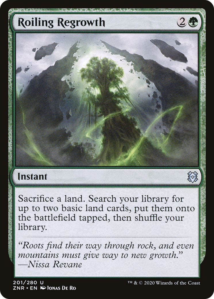 Roiling Regrowth (ZNR-201)  - Zendikar Rising