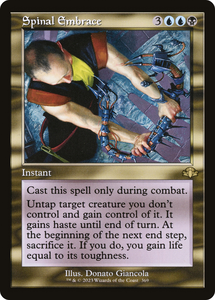 Spinal Embrace (Retro Frame) (DMR-369)  Foil - Dominaria Remastered