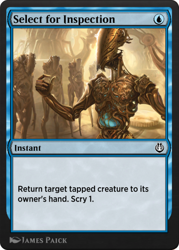 Select for Inspection (KLR-063)  - Kaladesh Remastered