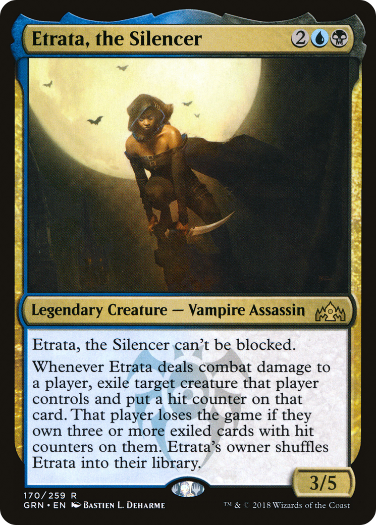Etrata, the Silencer (GRN-170)  Foil - Guilds of Ravnica