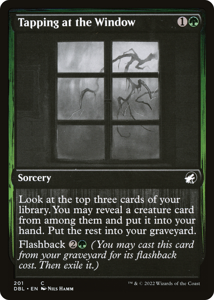 Tapping at the Window (DBL-201)  Foil - Innistrad: Double Feature