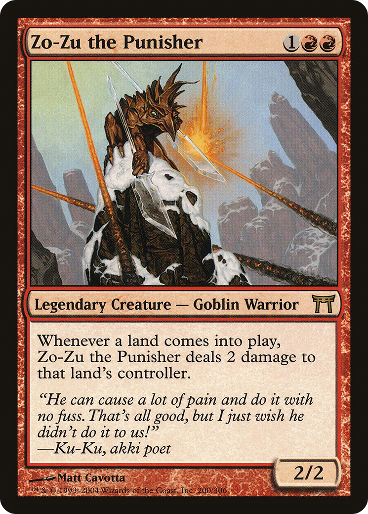 Zo-Zu the Punisher (CHK-200)  Foil - Champions of Kamigawa